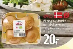 Føtex Salling ØKO Økologiske danske portobellosvampe tilbud