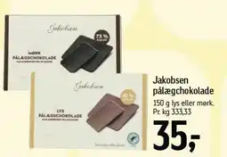 Føtex Jakobsen pålægschokolade tilbud