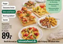 Føtex Hapsermenu tilbud