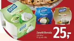 Føtex Zanetti Burrata tilbud