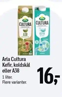 Føtex Arla Cultura Kefir, koldskål eller A38 tilbud