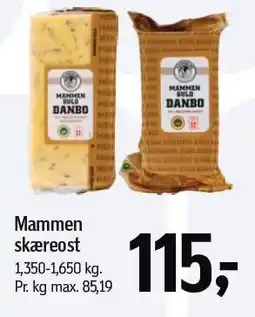Føtex Mammen skæreost tilbud