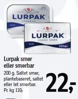 Føtex Lurpak smør eller smørbar tilbud