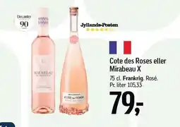 Føtex Cote des Roses eller Mirabeau X tilbud