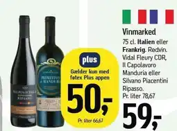 Føtex Vinmarked tilbud