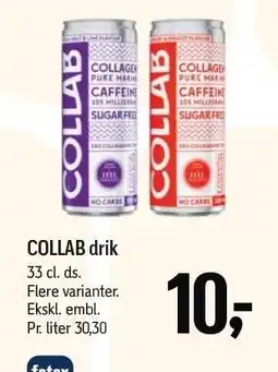 Føtex COLLAB drik tilbud