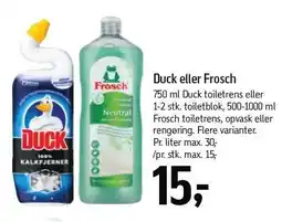 Føtex Duck eller Frosch tilbud