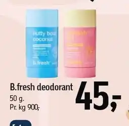 Føtex B.fresh deodorant tilbud