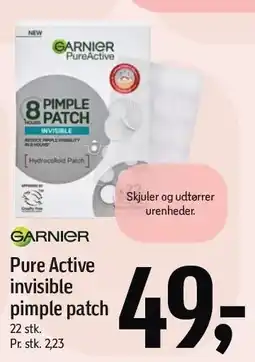 Føtex Garnier Pure Active invisible pimple patch tilbud