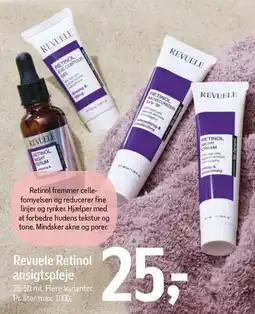 Føtex Revuele Retinol ansigtspleje tilbud