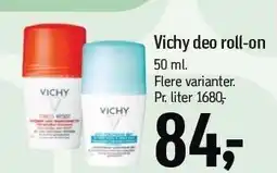 Føtex Vichy deo roll-on tilbud