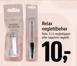 Føtex Relax negletilbehør tilbud