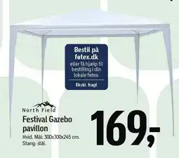 Føtex Festival Gazebo pavillon tilbud