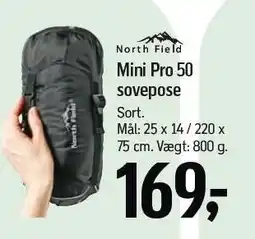 Føtex Mini Pro 50 sovepose tilbud