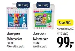Føtex Dan-Pen Twinmarker tilbud