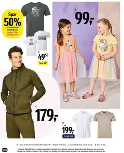 Føtex T-shirt, Kjole, Sweatshirt eller -bukser eller Polo tilbud
