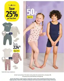Føtex 5-pak med body, t-shirt, bukser, smæk og futter eller undertøj tilbud