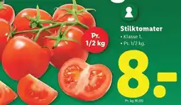 Lidl Stilktomater tilbud