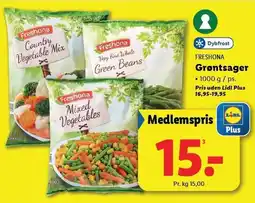 Lidl FRESHONA Grøntsager tilbud