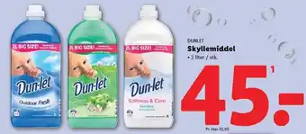 Lidl DUNLET Skyllemiddel tilbud