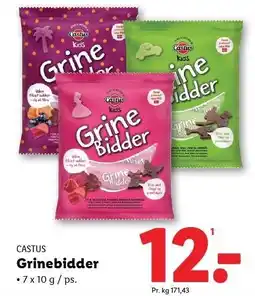 Lidl CASTUS Grinebidder tilbud