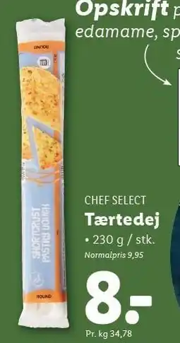 Lidl CHEF SELECT Tærtedej tilbud