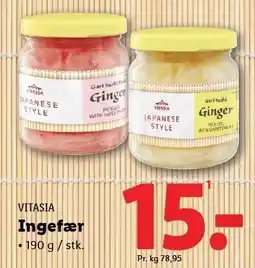 Lidl VITASIA Ingefær tilbud