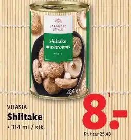 Lidl VITASIA Shiitake tilbud