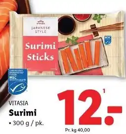 Lidl VITASIA Surimi tilbud