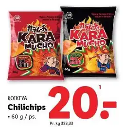 Lidl Chilichips tilbud