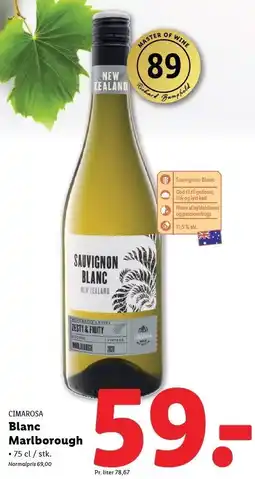 Lidl Blanc Marlborough tilbud
