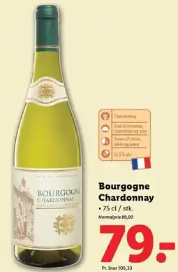 Lidl Bourgogne Chardonnay tilbud