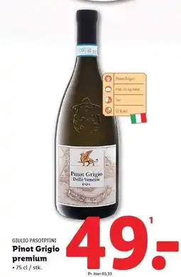Lidl Pinot Grigio premium tilbud