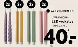 Lidl LED-vokslys tilbud