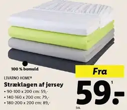Lidl Stræklagen af jersey tilbud
