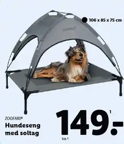 Lidl Hundeseng med soltag tilbud