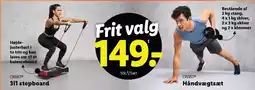 Lidl 3i1 stepboard eller Håndvægtsæt tilbud