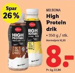 Lidl High Protein drik tilbud