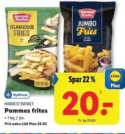 Lidl Pomems Frites tilbud