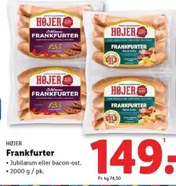 Lidl Frankfurter tilbud