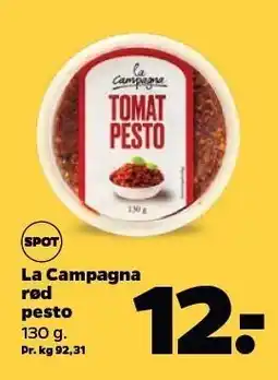 Netto La Campagna rød pesto tilbud