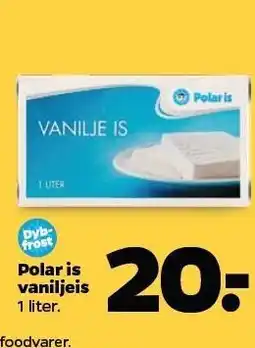 Netto Polar is vaniljeis tilbud