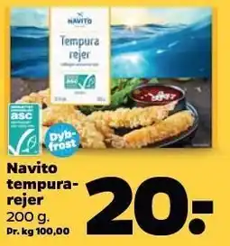 Netto Navito tempurarejer tilbud