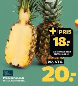Netto Premieur ananas tilbud