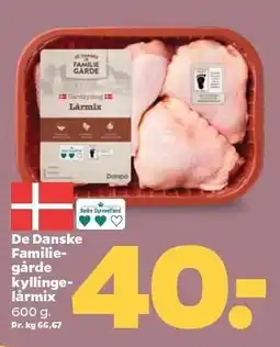 Netto De Danske Familiegårde kyllingelårmix tilbud