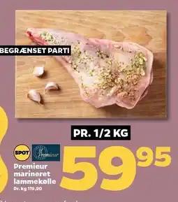 Netto Premieur marineret lammekølle Pr. 1/2 kg tilbud