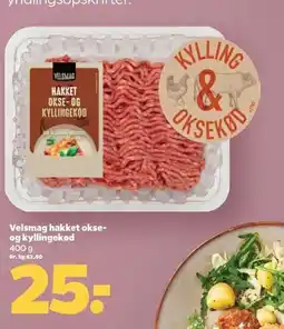 Netto Velsmag hakket okse- og kyllingekød tilbud