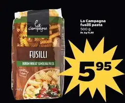 Netto La Campagna fusilli pasta tilbud