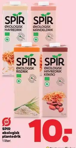 Netto SPIR økologisk plantedrik tilbud