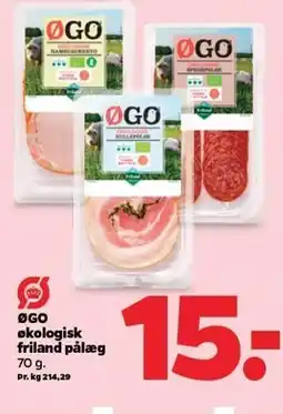 Netto ØGO økologisk friland pålæg tilbud